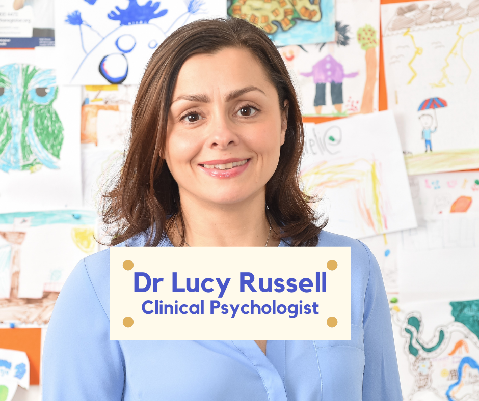 Dr Lucy Russell, child clinical psychologist and founder of They Are The Future