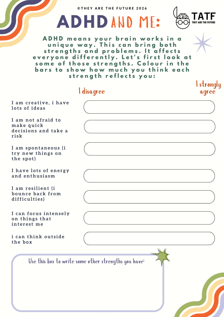 Of an activity pack of free ADHD worksheets for teens and kids
