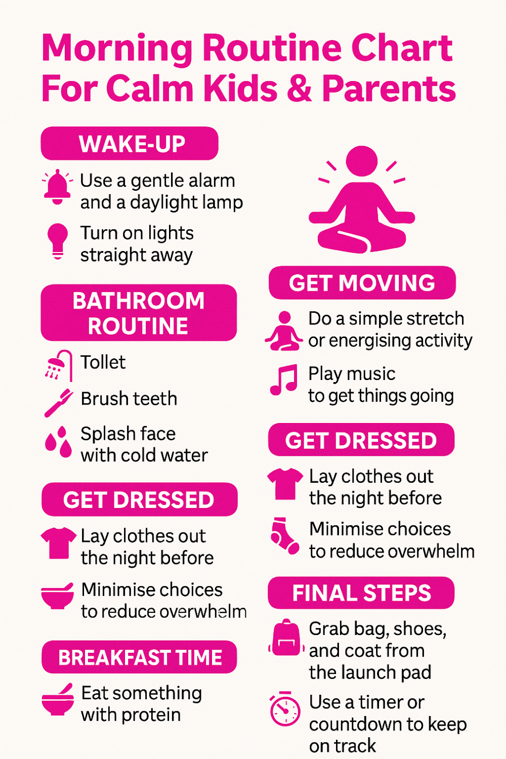 Creating a Stress-Free ADHD Morning Routine For Your Child