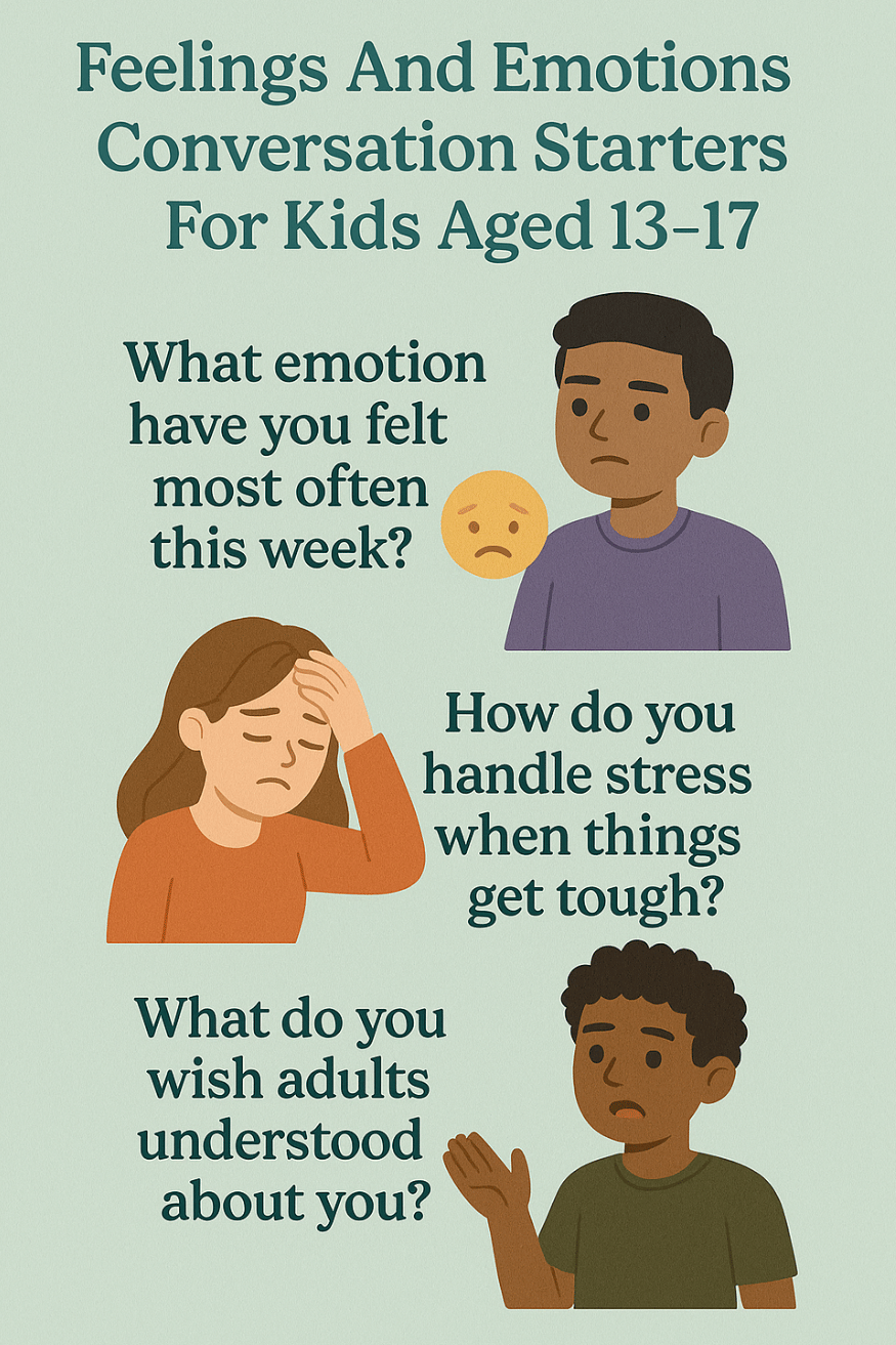 conversation starters for kids aged 13 to 17