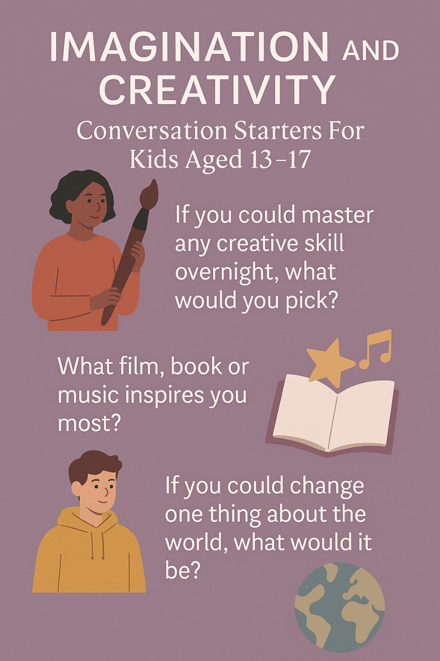 creativity conversation starters for teens
