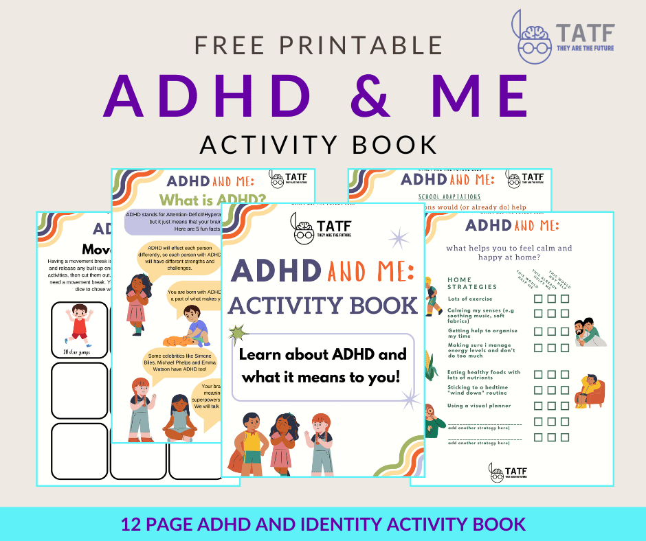 Dr Lucy Russell's ADHD & Me Activity Book for kids