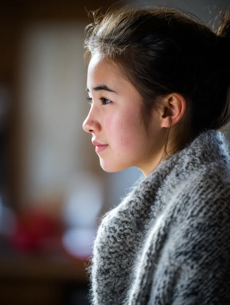 photo of a young autistic woman with a PDA profile